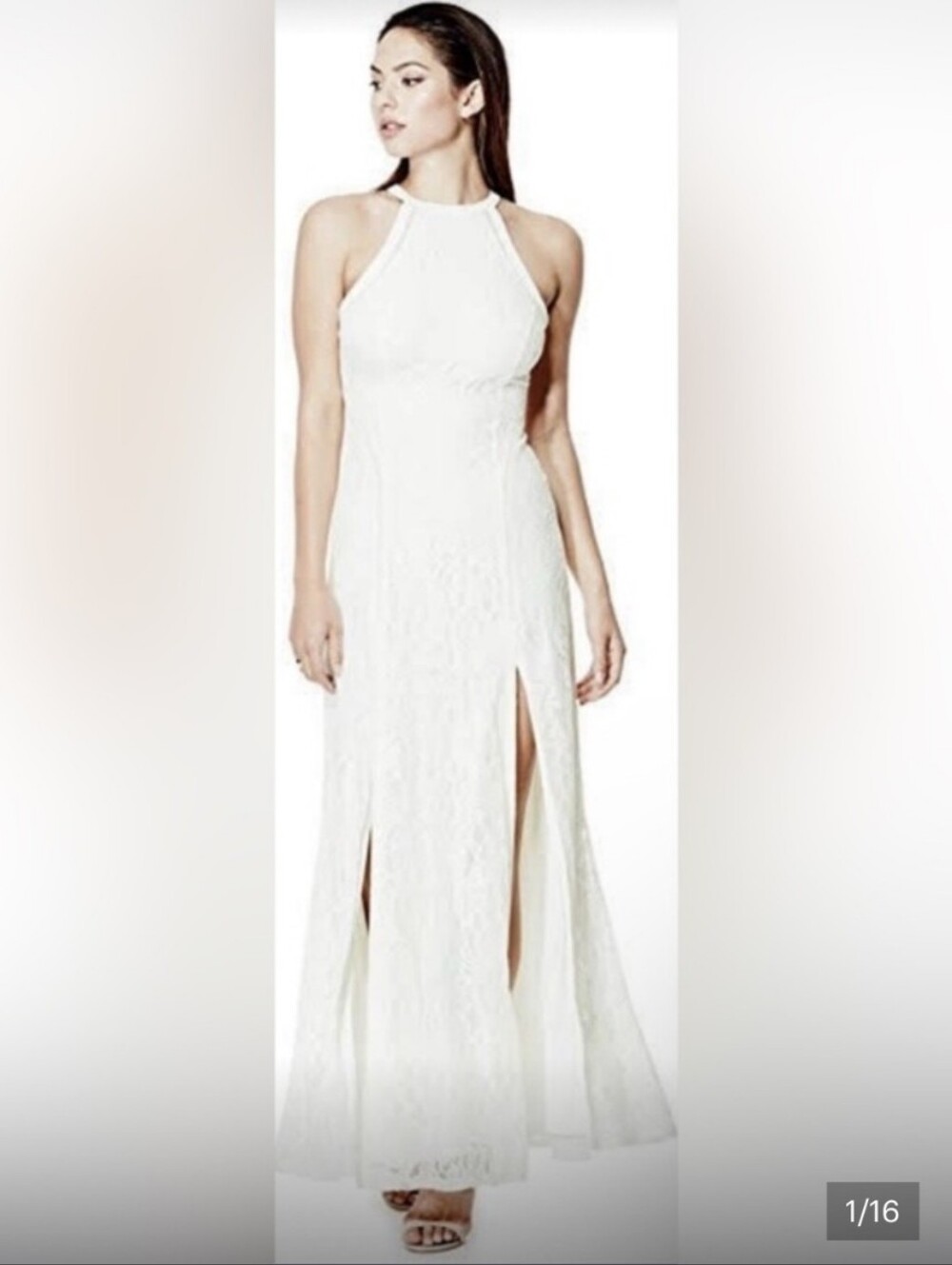 Guess Alina Lace Maxi Dress